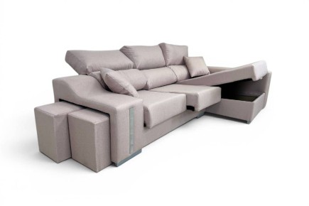 Chaise Longue Direita OSCAR Rosa Velho