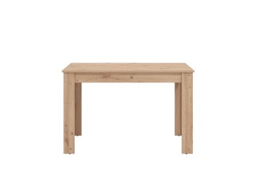 PACK Mesa HAMAR Roble + 4 Sillas Yuri Negras