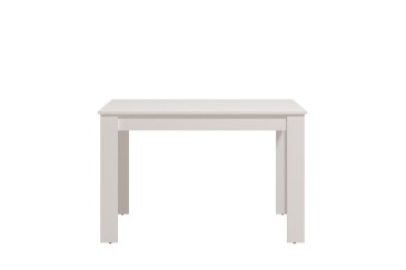 PACK Mesa HAMAR Blanca 120x80 + 4 Sillas YURI Negras