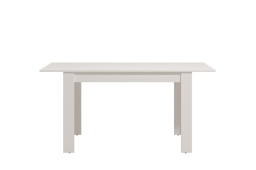 PACK Mesa HAMAR Blanca 120x80 + 4 Sillas YURI Negras