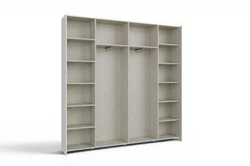 Armario SLAT39 200x210 Blanco moderno | Atrapamuebles