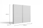 Armario SLAT39 200x210 Blanco Armario SLAT39 200x210 Blanco