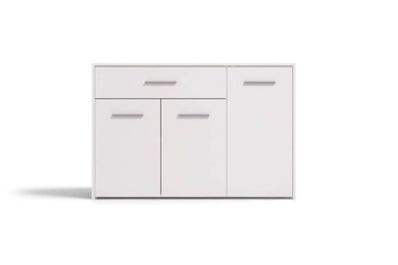 Aparador Garona 3 puertas 1 cajón en blanco | Atrapamuebles