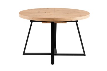 Mesa de salón circular RAJANA 120/160 cm | Atrapamuebles