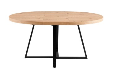 Mesa de salón circular RAJANA 120/160 cm | Atrapamuebles