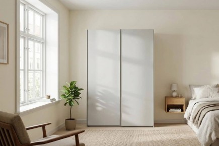 Armario SLAT39 150x210 Blanco moderno y funcional