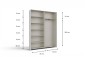 Roupeiro SLAT39 150x210 Branco Roupeiro SLAT39 150x210 Branco