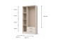 Roupeiro MOSCOU 3 Portas 2 Gavetas Branco Roupeiro MOSCOU 3 Portas 2 Gavetas Branco