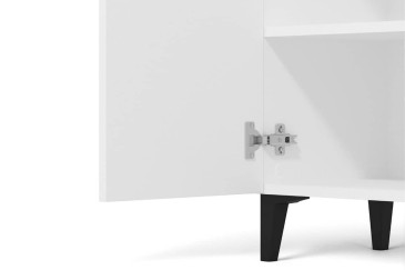 Zapatero Blanco BUSETO 2 Puertas Gran Capacidad 67,5 x 195 cm