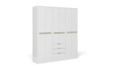 Armario TROY Blanco 6 puertas