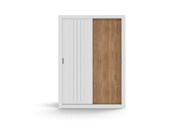Guarda-Roupa DARVI Branco Freijó 2 Portas de Correr | Atrapamuebles