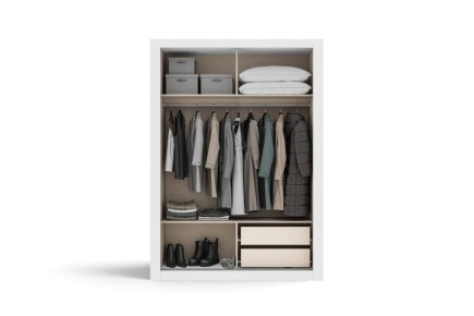 Armario DARVI Blanco 2 puertas correderas
