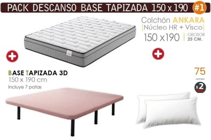 Equipamento de descanso Pack SAVING de 150x190 ao melhor preço na Internet
