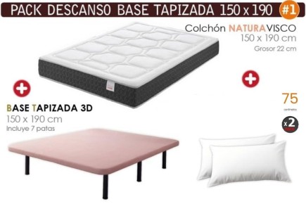 Equipamento de descanso Pack SAVING de 150x190 ao melhor preço na Internet