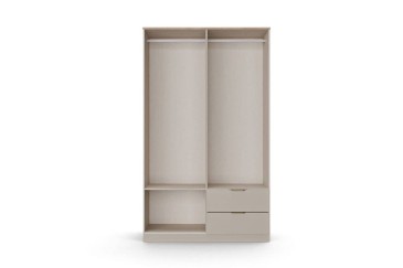 Armario MILAN Avellana 108 cm 4 puertas y 2 cajones | Atrapamuebles