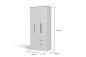 Roupeiro MILAN Branco com 3 Portas e 2 Gavetas Roupeiro MILAN Branco com 3 Portas e 2 Gavetas