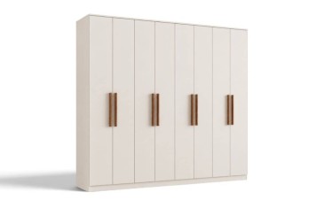 Armario AUSTIN Blanco 208,5 cm 8 puertas y 4 cajones | Atrapamuebles