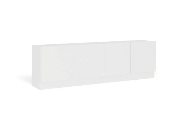 Móvel de TV LIVING Branco 182 cm 4 Portas | Atrapamuebles