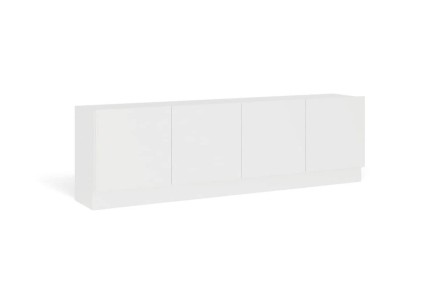 Móvel de TV LIVING Branco 182 cm 4 Portas | Atrapamuebles