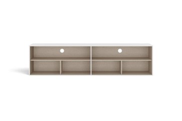 Mueble TV LIVING Blanco 182 cm 4 Puertas | Atrapamuebles