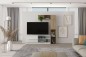 Mueble TV LIVING Blanco con puerta corredera Mueble TV LIVING Blanco con puerta corredera