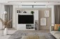 Mueble TV LIVING Blanco con puerta corredera Mueble TV LIVING Blanco con puerta corredera