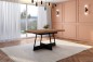 Mesa ATRIA rectangular con base negra