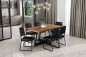 Mesa ATRIA rectangular com base preta