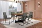 Mesa ATRIA rectangular com base preta