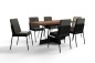 Mesa ATRIA rectangular com base preta