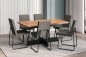 Mesa ATRIA rectangular com base preta