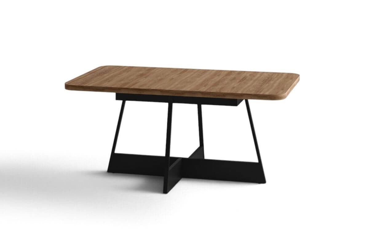 Mesa ATRIA rectangular con base negra