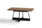 Mesa ATRIA rectangular con base negra