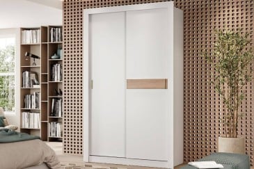 Roupeiro VIVACCE Branco 130,5 cm portas de correr | Atrapamuebles