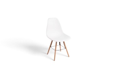 PACOTE de 1 mesa de centro extensível + 4 cadeiras Beech em cor branca