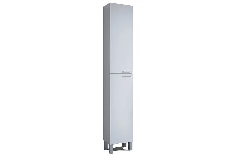 Columna de Baño 2 Puertas KONCEPT Blanco Brillo