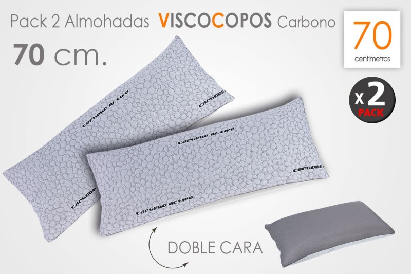 Pack 2 almohadas Visco 40x70cm