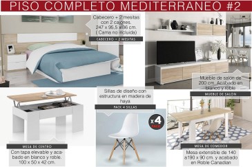 Piso Mediterraneo o Apartamento completo por solo 395€ en ATRAPAmuebles