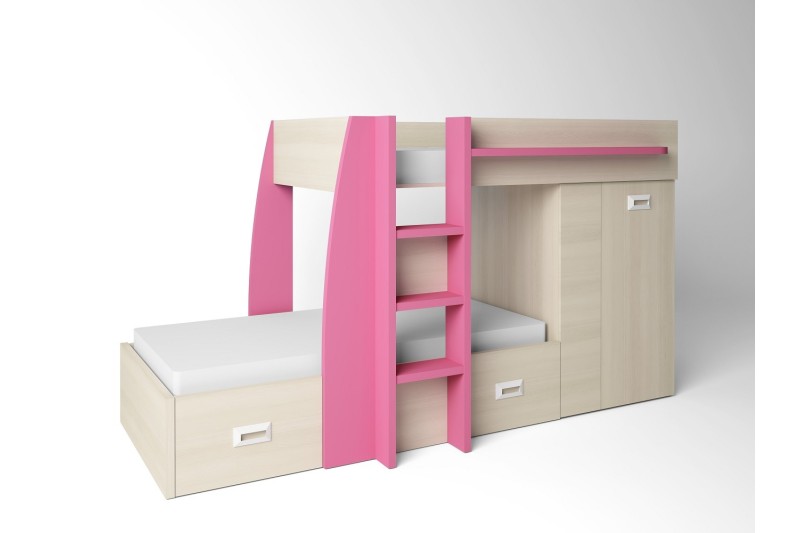 Litera-trem Az1 Nature e Fucsia Litera-trem Az1 Nature e Fucsia