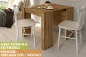Mesa Consola extensible 4 en 1 MANGO