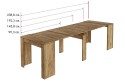 Mesa Consola extensible 4 en 1 MANGO