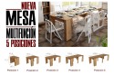 Mesa Consola extensible 4 en 1 MANGO