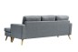 Chaiselongue ALVIN Gris Claro Reversible