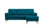 Chaiselongue ALVIN Azul Turquesa Reversible