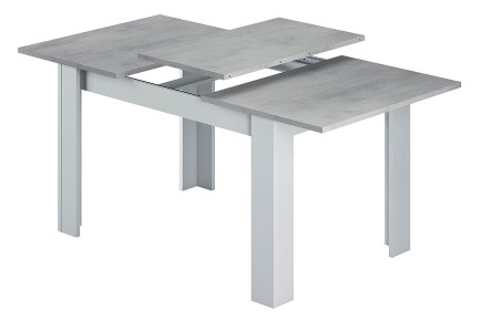 Mesa comedor extensible Cemento