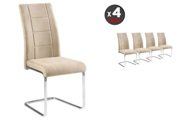 4 sillas salón SAN Beige (37€/ u)