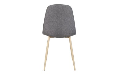 PACK Moderno Mesa de centro fixa 140x80 + 4 cadeiras em cinzento natural ao MELHOR PREÇO