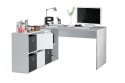 Mesa de Oficina BUC Cemento Reversible 2 puertas y 4 huecos